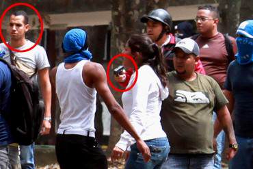 LA FOTO: Identifican al oficialista Kevin Ávila en compañia de grupos armados en la UCV este #3A