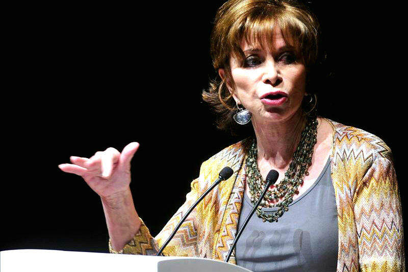 La escritora chilena, Isabel Allende