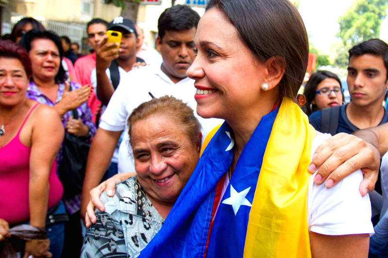 María Corina Machado rumbo a la Asamblea Nacional