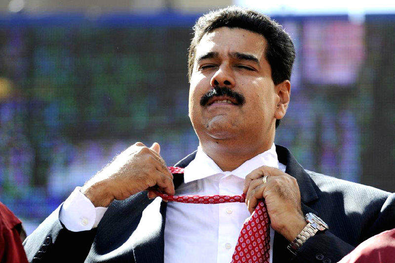 Nicolás Maduro sobrado