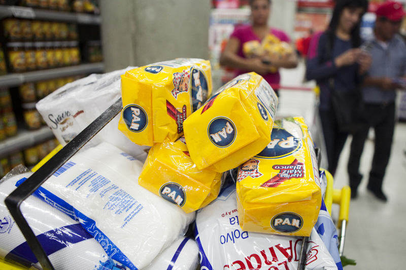 Productos de la Cesta Basica en Venezuela Alimentos Comida Harina PAN Leche Supermercados