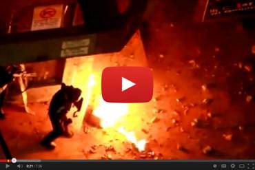 ¡BATALLA CAMPAL! Siguen los fuertes enfrentamientos en las calles de Chacao (Video)