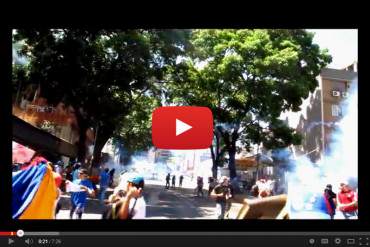 EN VIDEO: Así fue el brutal ataque de la GNB contra marcha pacífica en Bello Monte #12A