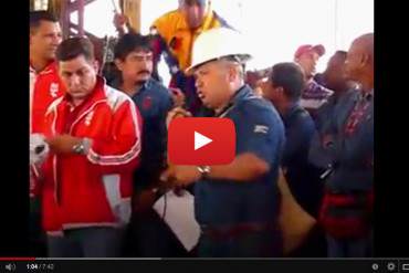 ¡NO SE LA CALAN! Sindicalistas chavistas arrechos con Maduro por robo de sus prestaciones + Video