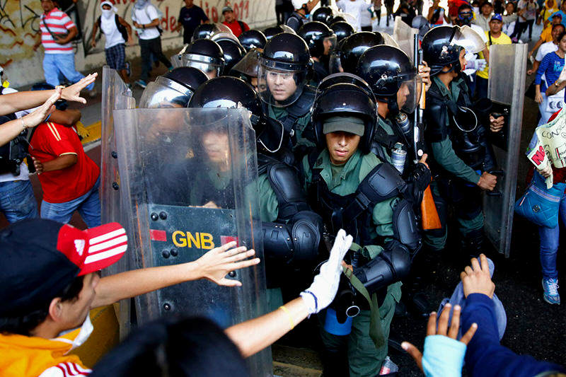 protesta venezuela bello monte detenidos gnb