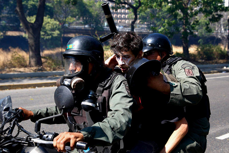 protesta venezuela bello monte detenidos gnb