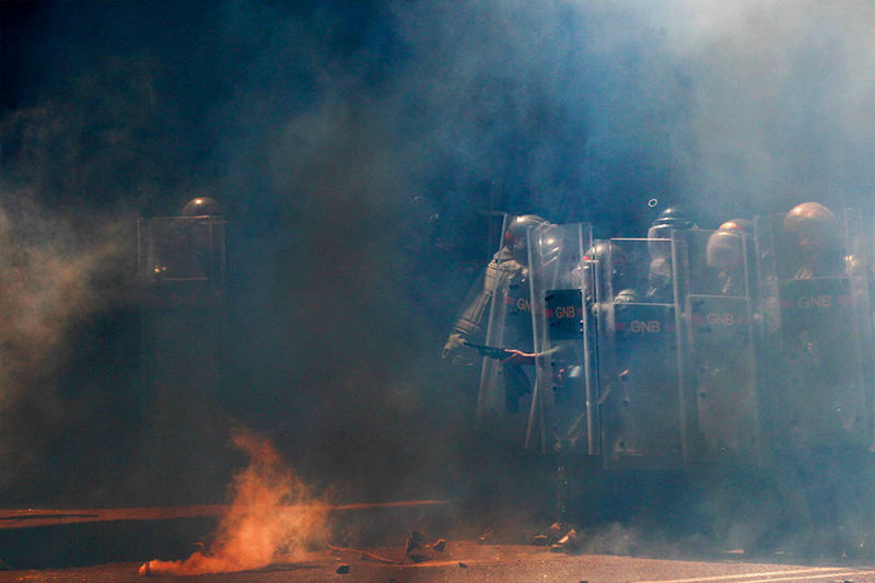 protesta venezuela bello monte detenidos gnb