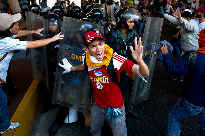 protesta venezuela bello monte detenidos gnb