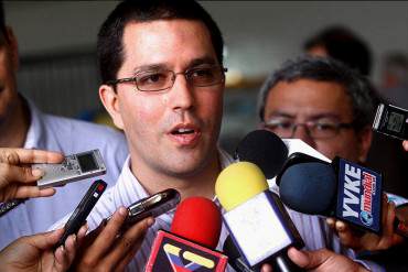 ¿DIÁLOGO O MONÓLOGO? Jorge Arreaza asegura que Gobierno no pactará con oposición