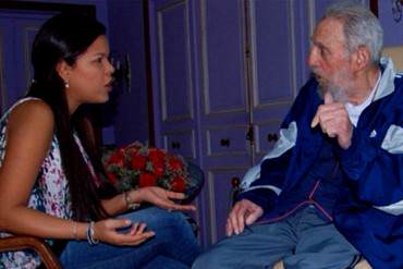 ¡NO PODÍA FALTAR! El mensaje que María Gabriela Chávez envió al abuelo Fidel por su cumple