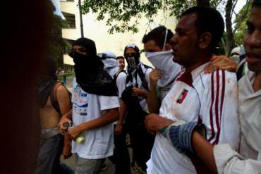 ¡POLÉMICA! William Muñoz, el presunto colectivo atrapado por los estudiantes de la UCV + Fotos