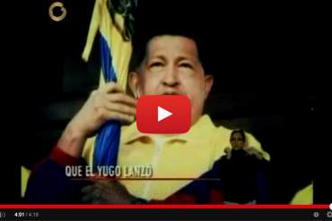 ¡AUNQUE USTED NO LO CREA! Ahora Chávez canta el Himno Nacional en Globovisión (Video)