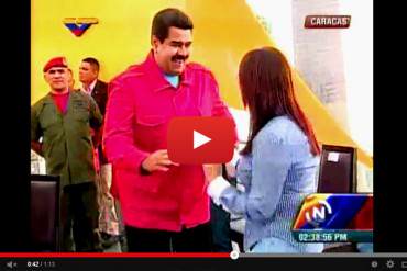 ¡INCREÍBLE! EL PAÍS SE CAE A PEDAZOS Y…. Maduro y Cilia bailan salsa en Miraflores (+Video)