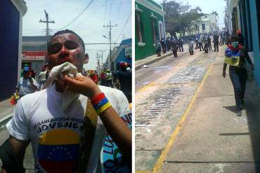 ¡BRUTAL REPRESIÓN! PNB ataca manifestación pacífica en Ciudad Bolívar #1M (Fotos)