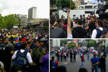 ¡SIGUE LA REPRESIÓN! PNB y GNB impiden paso de la marcha de estudiantes este #12M (+Fotos)