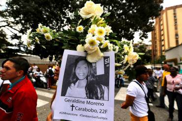 ¡SIN JUSTICIA NO PUEDE HABER PAZ! Siete veces ha sido diferido el juicio de Geraldín Moreno