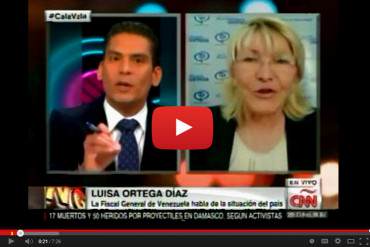 SI TE LA PERDISTE ACÁ LA TIENES: Entrevista completa de Luisa Ortega en Cala en CNN + ¡Auch!