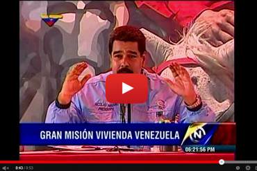 Maduro: «Me siguen viendo la cara de gafo… que no se equivoquen» (+Video)
