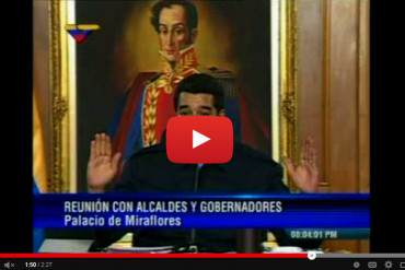 ¡SE OFUSCÓ EL DICTADOR! Maduro a Smolansky: Si no me reconoce, sálgase de esta reunión (+Video)