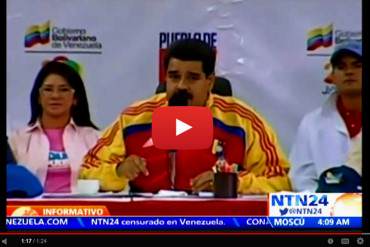 ¡SIGUE EL SHOW! Maduro presentó video para repudiar «la violencia de la derecha fascista»