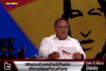 ¡SI CLARO! Diosdado Cabello asegura que el chavismo «está consolidado» (Video)