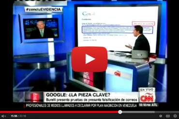 ¡CAE EL SHOW! Burelli: Con Google vamos a demostrar que esos correos son falsos (Video)