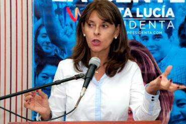 ¡PIDE PRONUNCIAMIENTO! Marta Lucía a Santos: apoye a oposición venezolana (+ Carta)