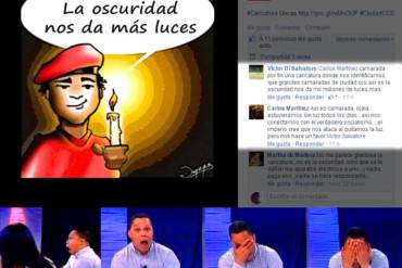 ¡ASÍ DE INSÓLITO! Chavistas en Facebook: «Ojalá estuviéramos sin luz todos los días»