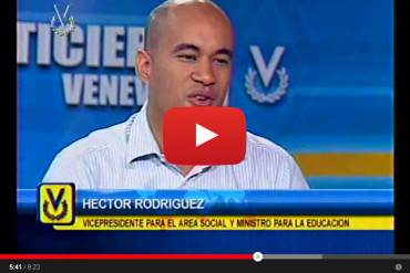 ¡SE LE FUE EL YOYO! Héctor Rodríguez: Hoy tenemos un pueblo «mucho más politizado» (+Video)