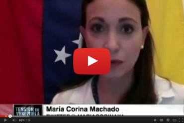 ¡TAL CUAL! María Corina Machado siente preocupación por «descaro del Gobierno» (+ Video)