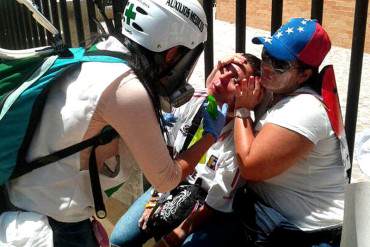 ¡RÉGIMEN ASQUEROSO! Protestas en Valencia dejan a un niño herido #24J (+ Fotos)