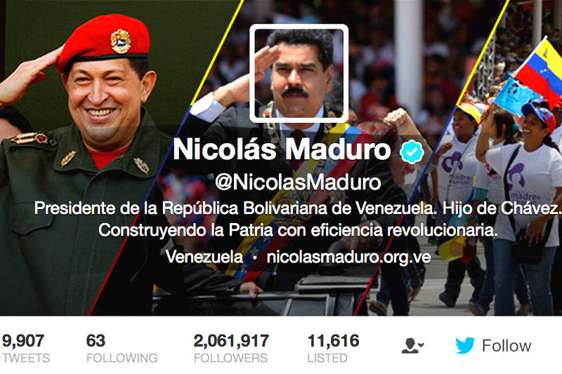 Cuenta de Twitter Nicolas Maduro Moros