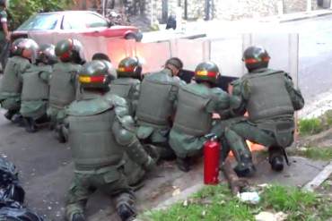 EN VIDEO: Así fue el enfrentamiento entre manifestantes y GNB en Santa Fe Sur