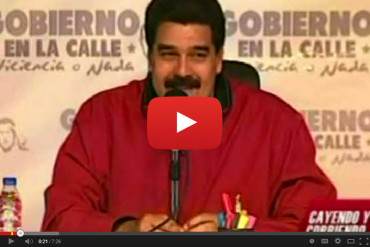 ¡BOBO GRANDE! Maduro se ríe de su propio chiste solo (+ Video)