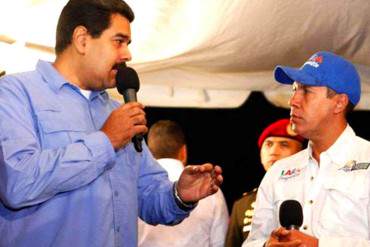 ¡LA FOTO! Henri Falcón sorprendió de nuevo en cadena con Maduro desde Lara