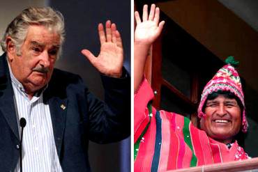 ¡QUIEREN SU TAJADA! Evo Morales y José Mujica vienen a reunirse con Maduro