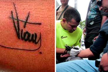 ¡PATRIA INSÓLITA! No hay pasaportes ni cédulas, pero hay jornadas para tatuarse firma de Chávez
