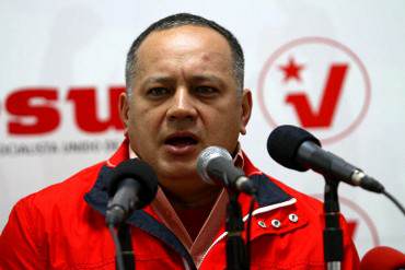 ¿ASÍ O MÁS DESCARADO? Cabello: «Iré a Fiscalía a denunciar que me siento amenazado» (+Video)