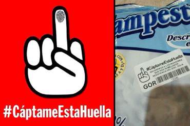 #CaptameEstaHuella: La campaña en Twitter contra del sistema biométrico del Régimen