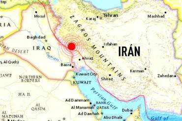 Fuerte sismo de magnitud 6,2 sacudió a Irán este domingo