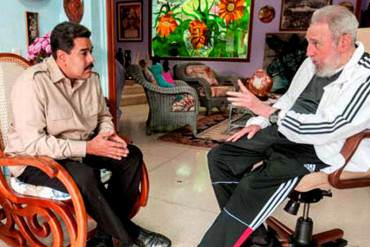 ¡RINDIENDO CUENTAS! Maduro a Fidel Castro: “Seguimos por el camino del Gigante”