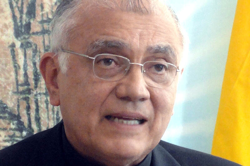 Monseñor Baltazar Porras Orzobispo de Merida Venezuela