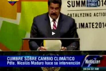 ¡HABLÓ PURAS PEPERAS! Aquí tienes el discurso de Maduro en la ONU (+ Video)