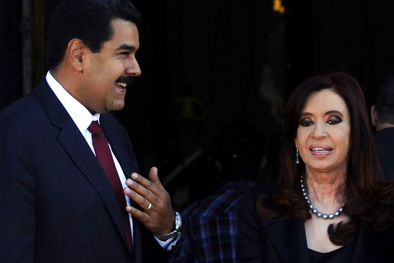 Nicolás-Maduro-y-Cristina-Kirchner