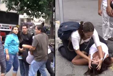 ¡RÉGIMEN ASESINO! Mujer que manifestaba fue atropellada por la GNB en Bello Monte (Video)
