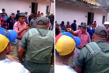 EN VIDEO: Campesino del Táchira le da con TODO a la GNB: «Aquí lo que hay es HAMBRE»