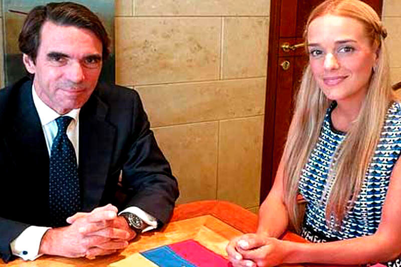 Aznar-y-Lilian-Tintori-españa