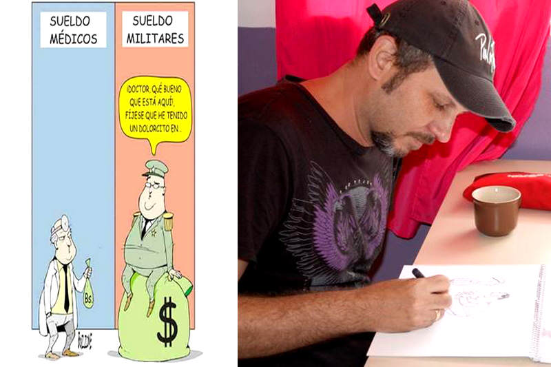 Ganriel Bozzone Caricaturista Venezolano 