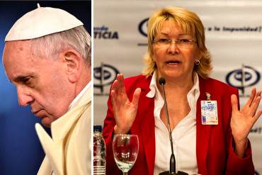 ¡ES CONTIGO LUISA ORTEGA! Papa llamó «hipócritas» a los que se preocupan por ley y no por justicia