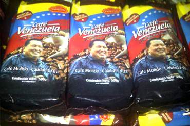 ¡ADORACIÓN SIN LÍMITES! El empaque del café ya viene con la imagen del «gigante» Chávez (+Foto)